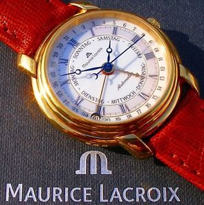 Einmalig-edle Maurice Lacroix - Les Mécaniques - Fünf Zeiger Uhr