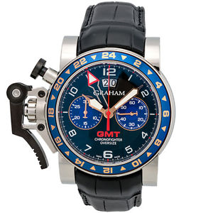 GRAHAM CHRONOFIGHTER OVERSIZE GMT CHRONOGRAPH MEN’S WATCH – 2OVGS.B26A