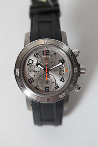 Hermes Clipper Chrono Automatic Maxi 44mm Mens Watch - New