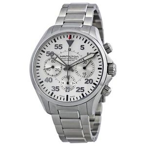 Hamilton H64666155 Mens Silver Dial Analog Automatic Watch