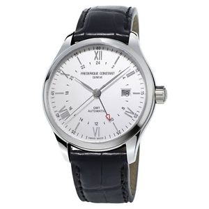 Frederique Constant FC-350S5B6 Mens Silver Dial Analog Automatic Watch