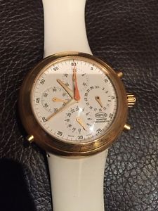 Ikepod Hemipode Chronometer Limited Edition In Gold. Rare.Marc Newson Design