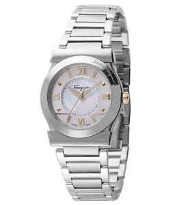 Ferragamo Women's FI1980015 VEGA MOP Dial Stainless Steel Wristwatch