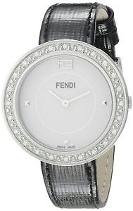 Fendi Women's F354034011B0 My Way Analog Display Swiss Quartz Black Watch