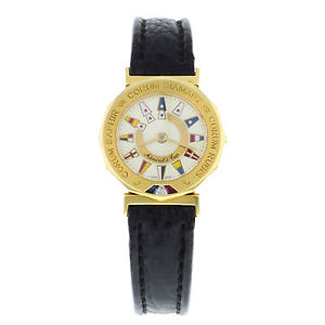 Corum Admirals Cup 18K Oro Amarillo 26mm Mujer Reloj De Cuarzo
