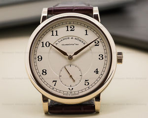 A Lange & Sohne 200th Anniversary F.A Lange 1815 Honey Gold 236.050 Box & Papers