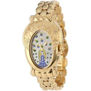 Brillier Women's 18-13 Royal Plume Peacock Inspired Swiss Watch