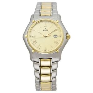 Ebel 1087902-2260C Mens Champagne Dial Quartz Watch with Stainless Steel Strap