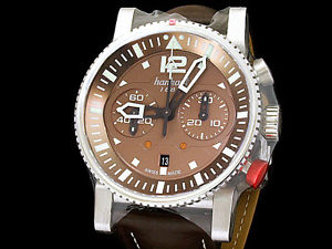 HANHART Plymouth pilot 740-280-0012 Chronograph SS Auto Men's Watch(S A47812)