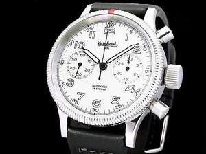 Auth HANHART Admiral Chronograph SS Auto Men's Watch (S A46253)