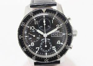 AUTHENTIC SINN Chronograph Men's Wristwatch SS Automatic 103.B.SA.AUTO