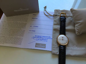 Jaeger-LeCoultre Vintage 18kt Yellow Gold with Box/Repair Guarantee Certificate