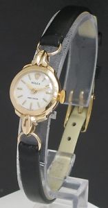 BEAUTIFUL SOLID 9CT GOLD ROLEX PRECISION LADIES COCKTAIL WATCH c1950