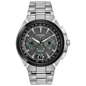 Citizen CC1084-63E Mens Grey Dial Watch with Stainless Steel Strap