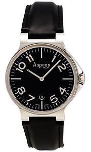 Asprey of London Men's 1015423 Black Stainless Steel Watch