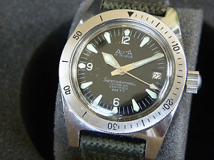 1960s Alsta Nautoscaph Superautomatic Men's Dive Watch
