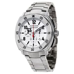 Jeanrichard 60650-21G711-21A Mens White Dial Automatic Watch with Titanium Strap
