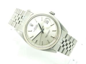 Gents 1970 18ct White Gold & Steel Rolex Oyster Perpetual Datejust Chronometer