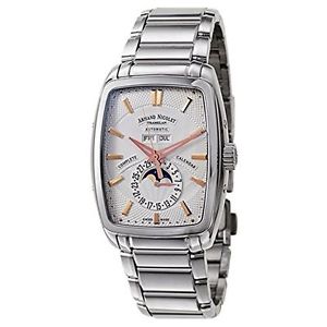 Armand Nicolet 9632A-AS-M9630 Mens Silver Dial Automatic Watch