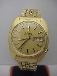 Bulova Accutron 18K Solid Gold w/ Diamonds Quartz Watch, cal:2182