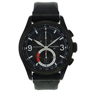 AUCTION Glycine Incursore Black Jack 3871-99-D9 Steel Automatic Men's Watch