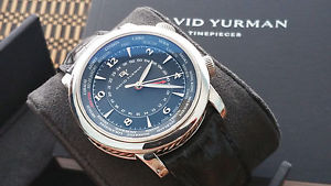 David Yurman - Classic 43.5mm Automatic GMT World Time Watch - retail $4200