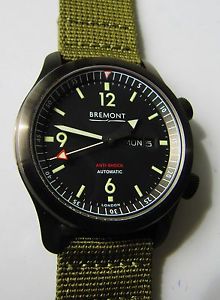 Bremont U2 DLC /0035 Men's Chronometer Wrist Watch Complete Set 2013 Nice