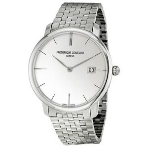Frederique Constant FC-306S4S6B Mens Silver Dial Analog Automatic Watch