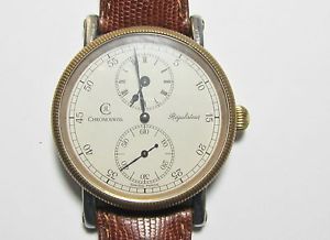 ChronoSwiss Regulateur CH 6326 Watch-Brown leather band