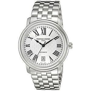 Frederique Constant FC303M4P6B2 Mens Silver Dial Analog Automatic Watch