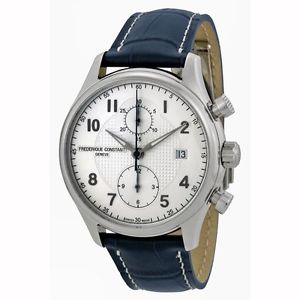 Frederique Constant FC-393RM5B6 Mens Silver Dial Analog Automatic Watch