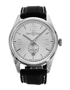 Bell and Ross VINTAGE BR123-WH- ST/SCR steel watch, WF warranty, 100% genuine