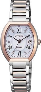CITIZEN EXCEED ES8144-67W Woman's watch F/S New with Box