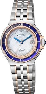 CITIZEN EXCEED EUROS Eco-Drive ES1035-52A Woman's watch F/S New with Box
