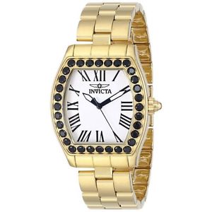 Invicta 14530 Womens White Dial Analog Quartz Watch with Stainless Steel Strap