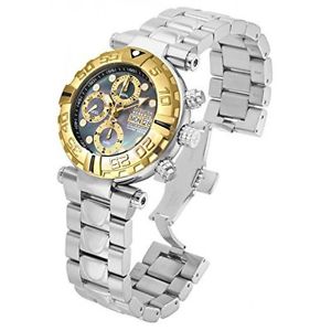Invicta 13036 Mens Black Mother Of Pearl Dial Analog Automatic Watch