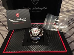 Authentic Tonini Lamborghini Spyder Men's Chronograph Wristwatch