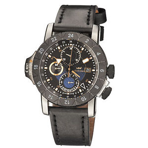 Glycine Men's 3921.398-TB22 Airman Airfighter Automatic Chronograph Watch