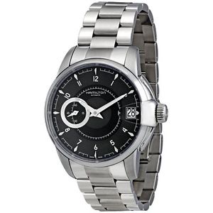 Hamilton H40615135 Mens Black Dial Automatic Watch with Stainless Steel Strap