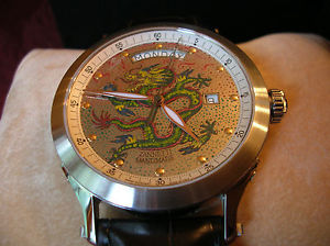 Incredible Roberto Zannetti Handmade Regent Dragon Watch 1 of 500 made