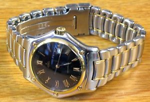 Ebel 18k Gold & Stainless Steel Men's Watch Automatic 1911 Series