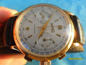 <<<<<< SWISS MADE  EBERHARD EXTRA-FORT IN ORO 18K CHRONO FLYBACK >>>>>>>>>>>>>
