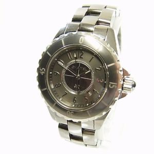 Authentic CHANEL H2978 chromatic J12 Watches Titanium ceramic