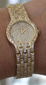 Concord watch, 5 cts Diamonds everywhere 56 grams 18 k gold
