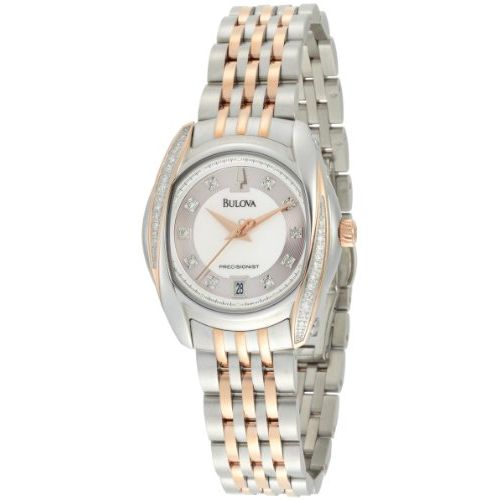 Bulova Women's 98R141 Precisionist Tanglewood Diamond Two-Tone Bracelet Watch