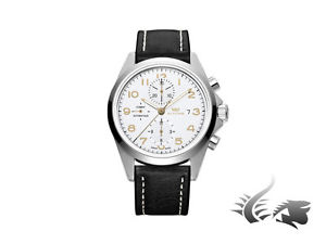 Glycine Combat Chronograph Lux Automatic Watch, GL 750, White, 3924.11AT-LB9B