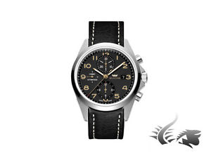 Glycine Combat Chronograph Lux Automatic Watch, GL 750, Black, 3924.19AT-LBN9