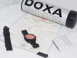 DOXA 750t Military Spec/PVD Orange Dial - Beautiful Diver