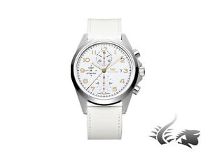 Glycine Combat Chronograph Lux Automatic Watch, GL 750, White, 3924.11AT-LB4