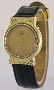Junghans Damen Brillant Uhr 585er 14Karat Gold Funkuhr Mega  Golduhr